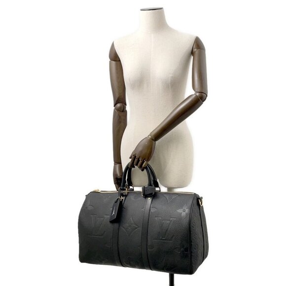 LOUIS VUITTON Keepall Bandouliere Size 45 Monogram Empreinte Leather / Monog... - Picture 6 of 16